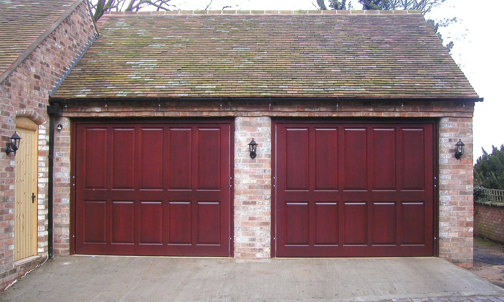 Cedar Garage Doors, Timber Up & Over, Side Hinged Doors, Cedarwood